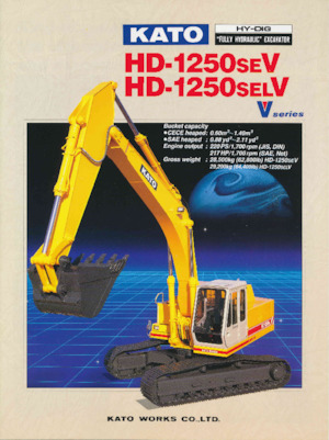 Lánctalpas kotrók Kato HD1250SEV