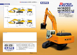 Lánctalpas kotrók Kato HD1430III-LC