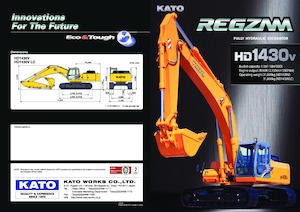 Lánctalpas kotrók Kato HD1430V