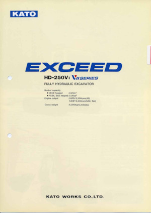 Lánctalpas kotrók Kato HD250VII EXCEED
