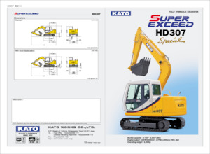 Lánctalpas kotrók Kato HD307 Special