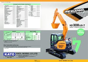 Lánctalpas kotrók Kato HD308US-7