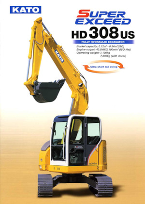 Lánctalpas kotrók Kato HD308US