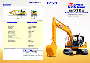 Lánctalpas kotrók Kato HD512III