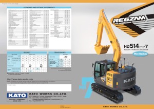 Lánctalpas kotrók Kato HD514MR-7