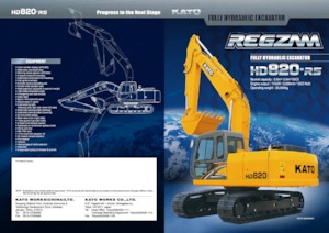 Lánctalpas kotrók Kato HD820-R5