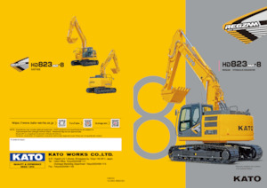 Lánctalpas kotrók Kato Imer HD823MR-8