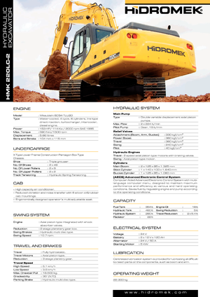Lánctalpas kotrók Hidromek HMK 220 LC