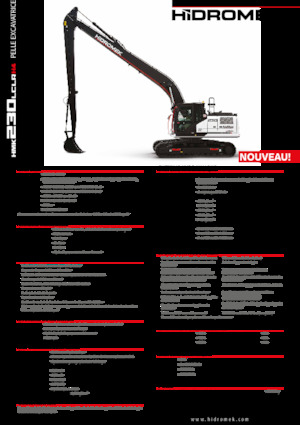 Lánctalpas kotrók Hidromek HMK 230 LC