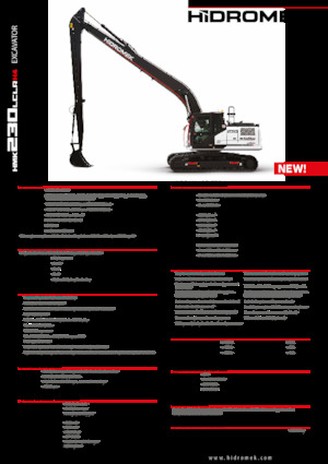 Lánctalpas kotrók Hidromek HMK 230 LC LR 