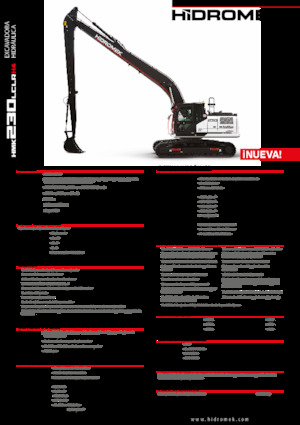 Lánctalpas kotrók Hidromek HMK 230 LC LR 