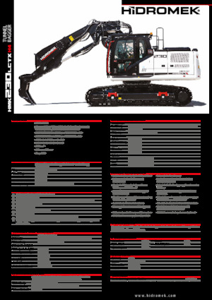 Lánctalpas kotrók Hidromek HMK 230 LC TX 