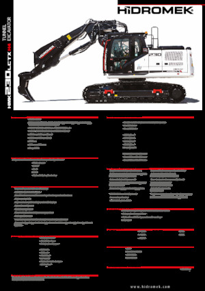 Lánctalpas kotrók Hidromek HMK 230 LC TX 