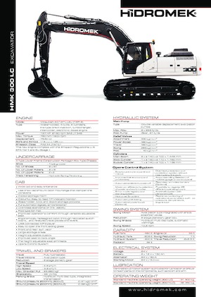 Lánctalpas kotrók Hidromek HMK 300 LC PLUS