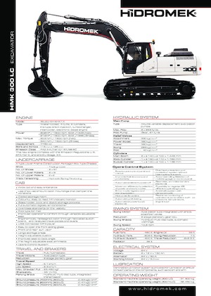 Lánctalpas kotrók Hidromek HMK 300 LC PLUS