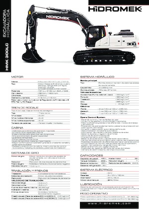 Lánctalpas kotrók Hidromek HMK 300 LC PLUS