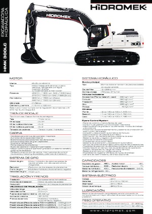 Lánctalpas kotrók Hidromek HMK 300 LC PLUS