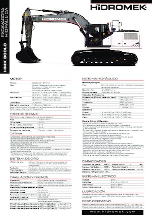 Lánctalpas kotrók Hidromek HMK 300 LC PLUS