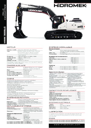 Lánctalpas kotrók Hidromek HMK 300 LC PLUS