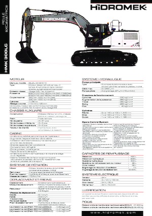 Lánctalpas kotrók Hidromek HMK 300 LC PLUS