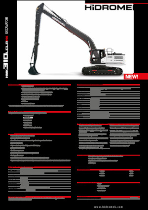 Lánctalpas kotrók Hidromek HMK 310 LC LR 