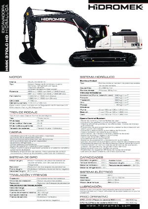 Lánctalpas kotrók Hidromek HMK 370 LC-HD