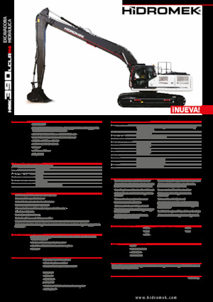 Lánctalpas kotrók Hidromek HMK 390 LC LR