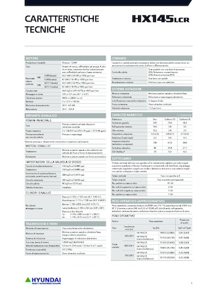 Lánctalpas kotrók Hyundai HX145LCR