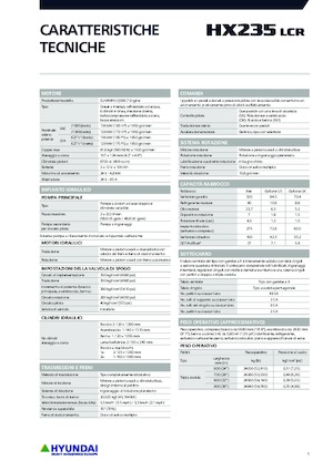 Lánctalpas kotrók Hyundai HX235LCR