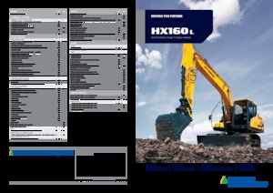 Lánctalpas kotrók Hyundai HX160LD