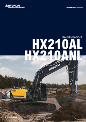 Lánctalpas kotrók Hyundai HX210AL
