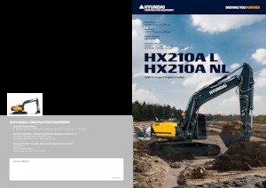 Lánctalpas kotrók Hyundai HX210AL