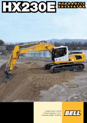 Lánctalpas kotrók Bell HX230E