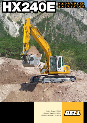 Lánctalpas kotrók Bell HX240E