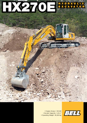 Lánctalpas kotrók Bell HX270E