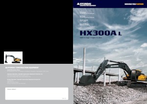 Lánctalpas kotrók Hyundai HX300ALR