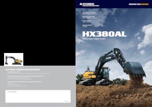 Lánctalpas kotrók Hyundai HX380ANL