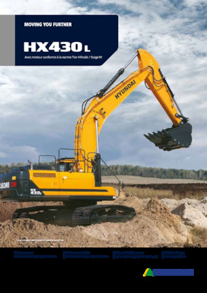 Lánctalpas kotrók Hyundai HX430L