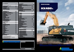 Lánctalpas kotrók Hyundai HX480L