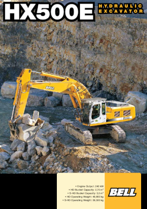 Lánctalpas kotrók Bell HX500E
