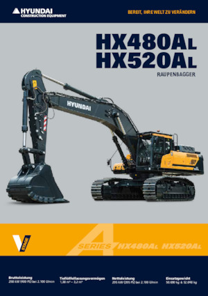 Lánctalpas kotrók Hyundai HX520AL