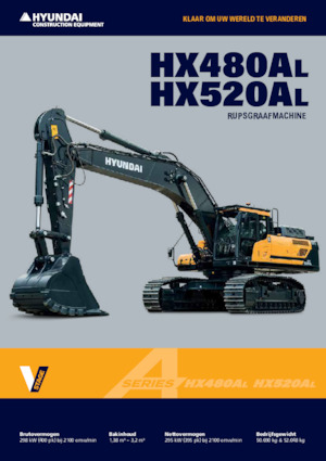 Lánctalpas kotrók Hyundai HX520AL