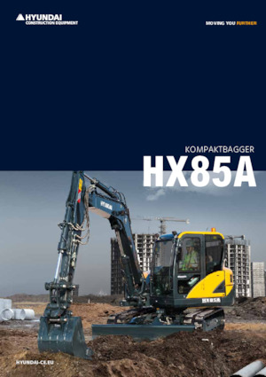 Lánctalpas kotrók Hyundai HX85A