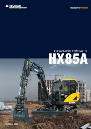 Lánctalpas kotrók Hyundai HX85A