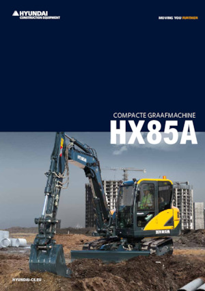 Lánctalpas kotrók Hyundai HX85A
