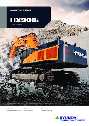 Lánctalpas kotrók Hyundai HX900L