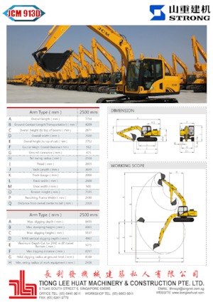 Lánctalpas kotrók Strong JCM913D