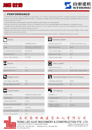 Lánctalpas kotrók Strong JCM921D