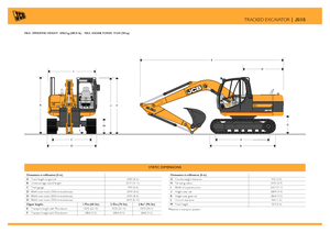 Lánctalpas kotrók JCB JS 115 L