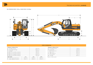 Lánctalpas kotrók JCB JS 145 HD